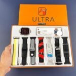 7 in 1 Ultra Sport Version Watch 49 MM BT Calling 7 Belt for Men & Women (Multicolor Strap, Free Size)77