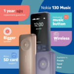 Nokia 130 Music Phone | Built-in Powerful Loud Speaker with Music Player and Wireless FM | Dedicated Music Buttons | Big 2.4” Display | 1 Month Standby Battery Life - Image 2